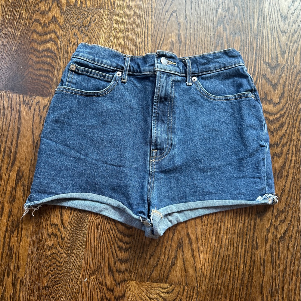 Everlane way high denim shorts - size 27